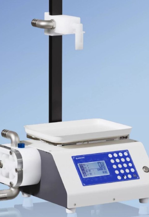 蜂蜜充填機を半自動秤量します
